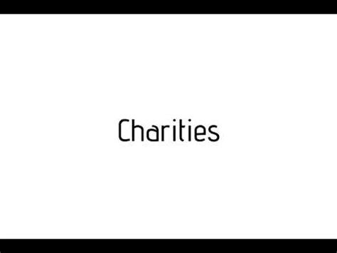 charities pronunciation